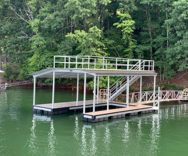 boat dock sales and service on Lake Lanier