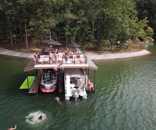 marine dock builders on Lake Lanier