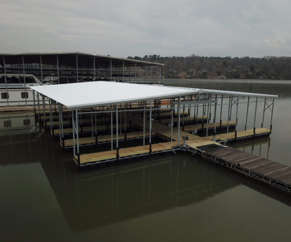 custom commercial floating dock system Lake Lanier