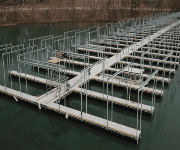 commercial floating dock company Lake Lanier