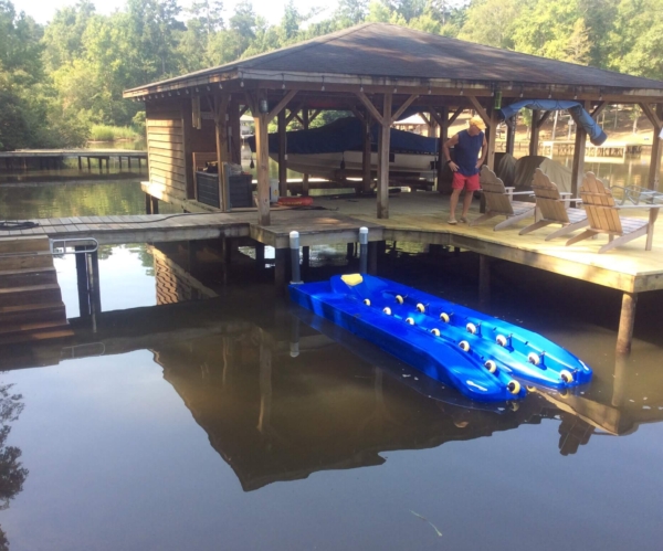 Lake Lanier floating pwc lift