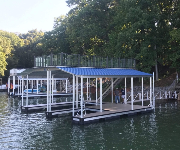 double slip floating dock companies for Lake Lanier
