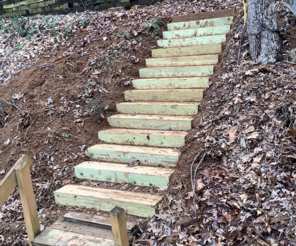 custom stairs contractor on Lake Lanier