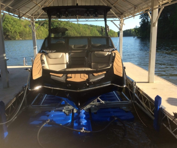 boat lift floats for sale at Lake Lanier