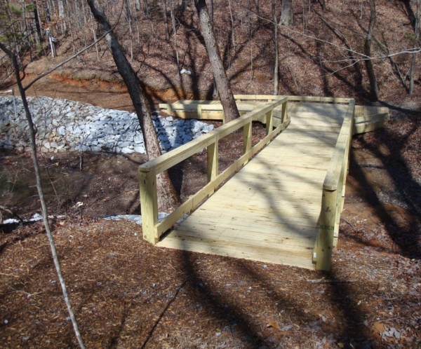 Lake Lanier wooden bridge installation services