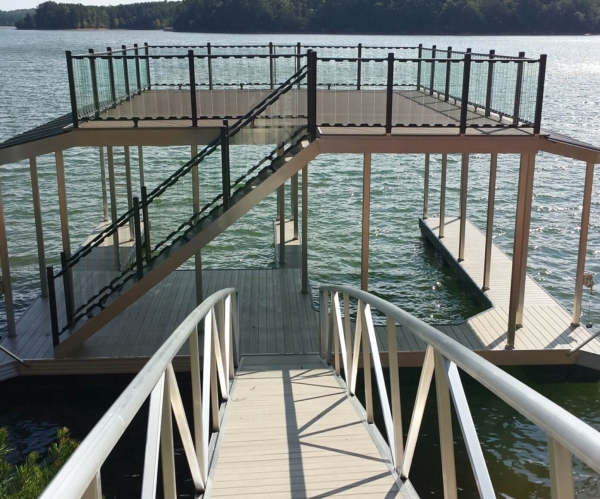 Lake Lanier wahoo aluminum docks