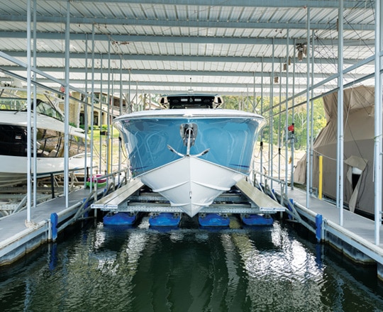 Lake Lanier boat lift maintenance