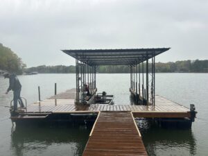 24 x 31' Used Steel Dock Lake Lanier - $2,500 -  - 1