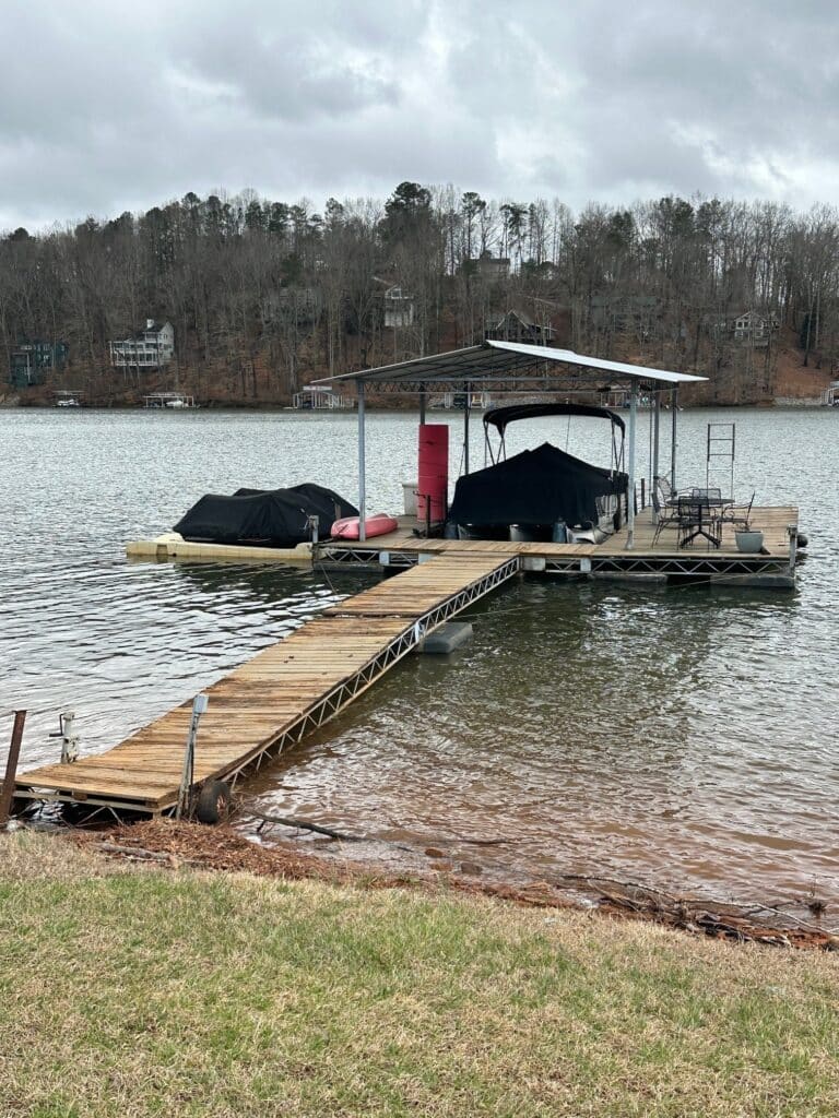 Used 26x25' Steel Dock Lake Lanier - 