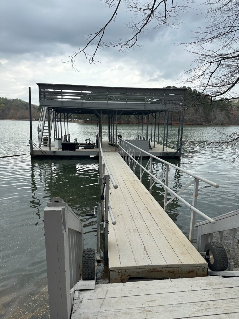 Used 32x32' Steel Dock With Sundeck and Armorlift Boat Lift Lake Lanier $39,000 - 