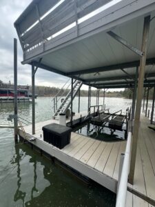 Used 32x32' Steel Dock With Sundeck and Armorlift Boat Lift Lake Lanier $39,000 -  - 1