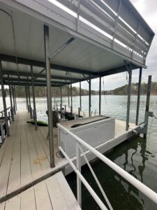 Used 32x32' Steel Dock With Sundeck and Armorlift Boat Lift Lake Lanier $39,000 -  - 2