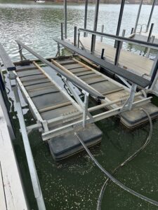 Used 32x32' Steel Dock With Sundeck and Armorlift Boat Lift Lake Lanier $39,000 -  - 5