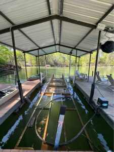Used 28x24' Steel Dock With 60’ Arched Gangway Lake Hartwell $13,000 -  - 2
