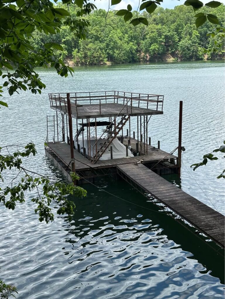 Used 18x24' Steel Dock With Gangway Lake Lanier $2,000   - 