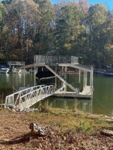 24x24' Used Steel Dock Lake Hartwell $5,900 - 