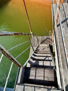 22x26' Used Steel Dock With Sundeck And 40' Gangway - Lake Lanier -  - 1