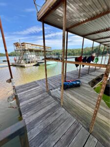 22x26' Used Steel Dock With Sundeck And 40' Gangway - Lake Lanier -  - 9