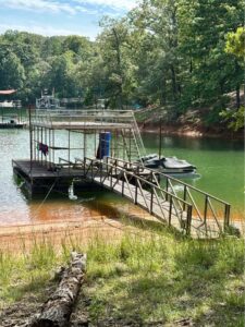 22x26' Used Steel Dock With Sundeck And 40' Gangway - Lake Lanier - 
