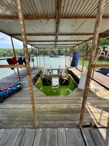 22x26' Used Steel Dock With Sundeck And 40' Gangway - Lake Lanier -  - 5