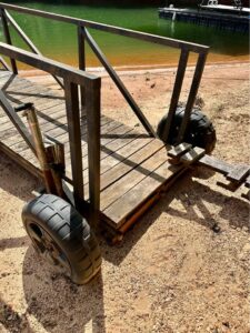 22x26' Used Steel Dock With Sundeck And 40' Gangway - Lake Lanier -  - 4