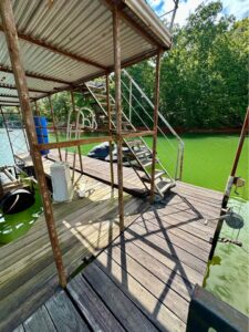 22x26' Used Steel Dock With Sundeck And 40' Gangway - Lake Lanier -  - 2