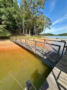 22x26' Used Steel Dock With Sundeck And 40' Gangway - Lake Lanier -  - 7