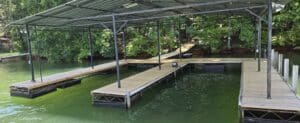 32'x32' Gable Roof Dock -  - 8