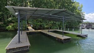 32'x32' Gable Roof Dock -  - 4