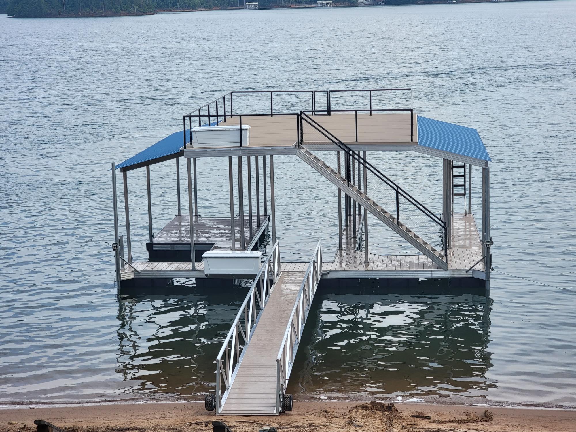 Custom Dock | Dock Moving on Lake Lanier