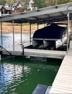 32'x32' Galvanized Steel Dock, Lake Lanier -  - 4