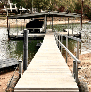 32'x32' Galvanized Steel Dock, Lake Lanier - 