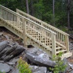 Shoreline Steps to Boat Dock on Lake Lanier