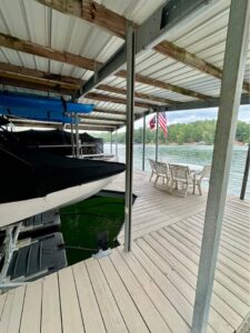 32x32' Used Steel Dock Lake Lanier -  - 1