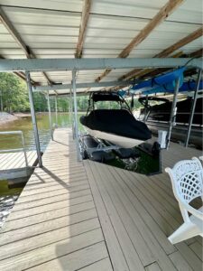 32x32' Used Steel Dock Lake Lanier -  - 3