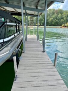 32x32' Used Steel Dock Lake Lanier -  - 6