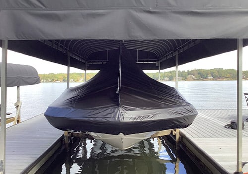 Marine Concepts Custom Boat Cover on Lake Oconee