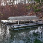 Custom Platform Boat Dock on Lake Oconee
