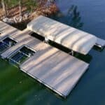 Durable aluminum dock withstands Georgia humidity