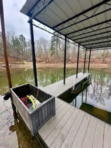 18x24 Used Steel Dock – Lake Lanier – Flat Roof FREE -  - 6