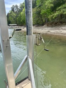 Lake Lanier 32x32 Wahoo Aluminum Double Slip Dock with 40' Gangway - $52,999 - - 10