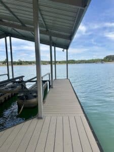 Lake Lanier 32x32 Wahoo Aluminum Double Slip Dock with 40' Gangway - $52,999 - - 9