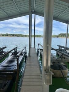 Lake Lanier 32x32 Wahoo Aluminum Double Slip Dock with 40' Gangway - $52,999 - - 11