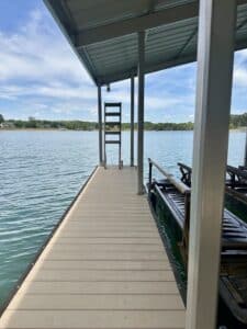 Lake Lanier 32x32 Wahoo Aluminum Double Slip Dock with 40' Gangway - $52,999 - - 7