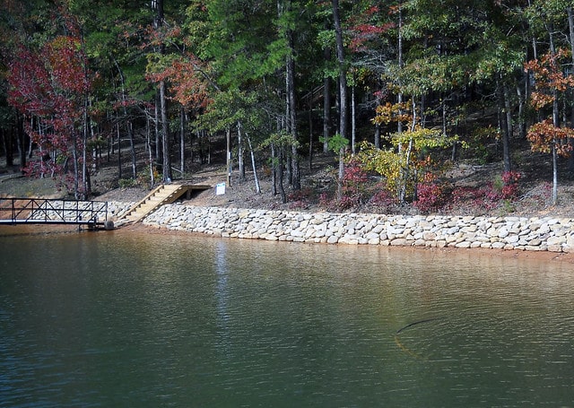 Marine Specialties Rip Rap on Lake Lanier