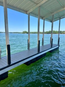 š„Almost New 32x32' Double Slip Aluminum KMC Dock With Sundeck Lake Lanierš„- $88,995 - - 4