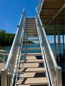 š„Almost New 32x32' Double Slip Aluminum KMC Dock With Sundeck Lake Lanierš„- $88,995 - - 7