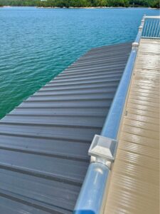 š„Almost New 32x32' Double Slip Aluminum KMC Dock With Sundeck Lake Lanierš„- $88,995 - - 8