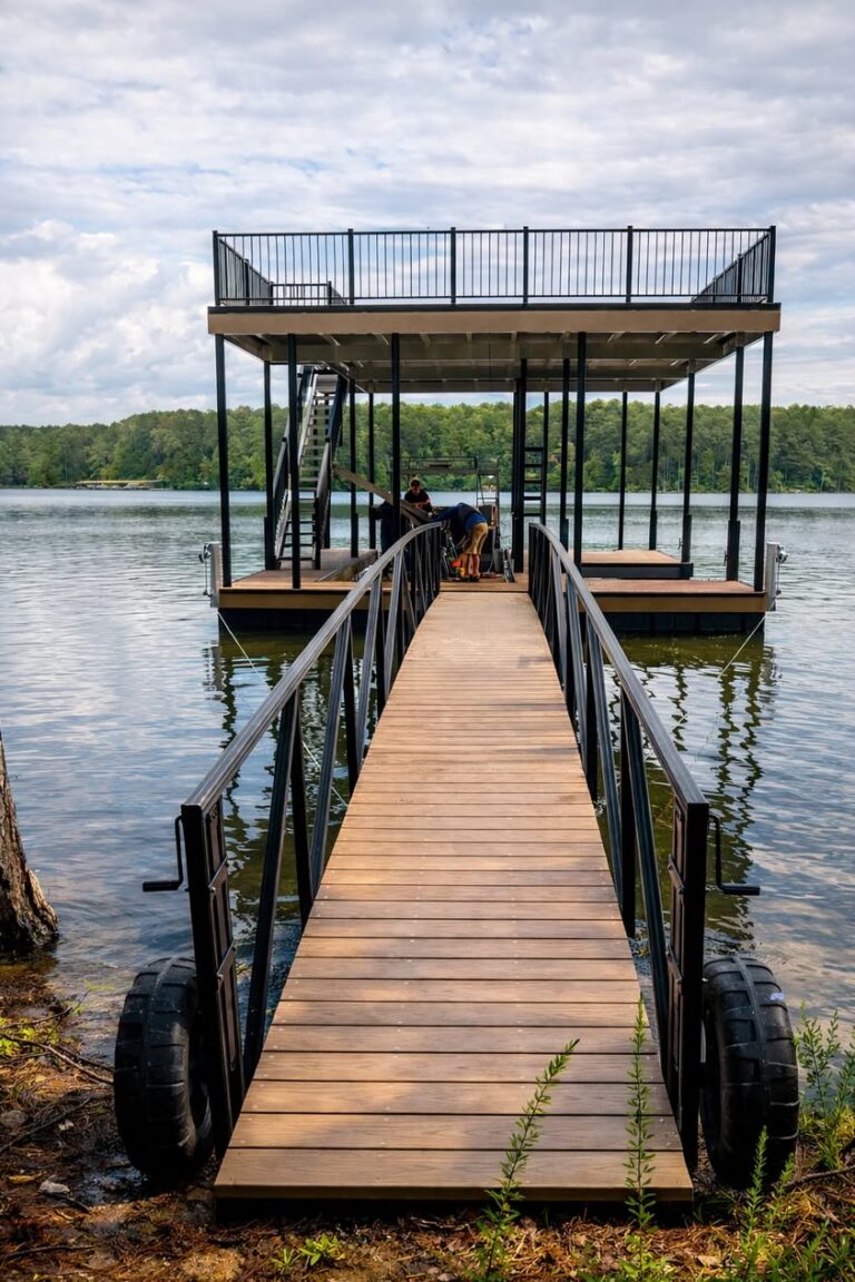 Aluminum Boat Dock Builder on Lake Allatoona Ga - Canton Ga