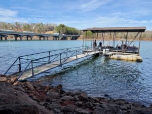 30x30' Used Steel Dock Lake Hartwell - $6,800 -